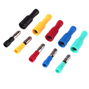 Bornes femelles <span class=keywords><strong>pré</strong></span>-isolées de type balle-Noyau en cuivre pur, <span class=keywords><strong>gaine</strong></span> ignifuge, déconnexion rapide, sertissage sécurisé - Product Image 3