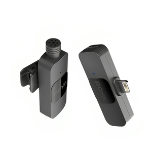 BY-V không dây <span class=keywords><strong>Microphone</strong></span> cổ áo Clip điện thoại thông minh máy ảnh Live Streaming studio phim video ghi âm thanh đài phát thanh loa mic - Product Image 4