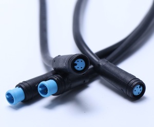 แกนทองแดงพีวีซีกันน้ำอะแดปเตอร์2/<span class=keywords><strong>3</strong></span>/4/5/6พินสายควบคุมสายเคเบิ้ลออปติคอลจอแสดงผล Bafang สำหรับจักรยาน/รถจักรยานยนต์1เมตร220โวลต์ - Product Image 4