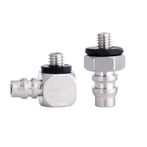 Apocalypse <b>Quick</b> Coupler Pneumatic Pagoda Head M5 M3 M6 Copper Plated Nickel Air Hose <b>Connector</b> - Product Image 3