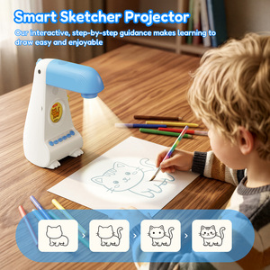 Projecteur d'art sans écran pour enfants, machine à dessiner intelligente LED, ensemble d'activités de traçage et de dessin, jouet éducatif pour garçons et filles - Product Image 2