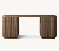 Meubles de salon modernes et luxueux de style américain Tables de bureau en chêne et bois massif
