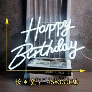 DC Power Happy Birthday LED Neon Lights Sign Electronic Event Party Supplies con <span class=keywords><strong>letras</strong></span> - Product Image 2