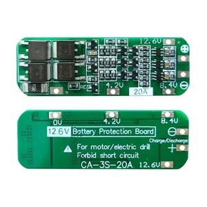 คุณภาพสูง 3S 20A 12.6V BMS โมดูลแบตเตอรี่ลิเธียมไอออน 18650 เครื่องชาร์จ PCB บอร์ดป้องกัน - Product Image 1