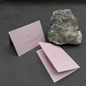 Biglietti d'invito per feste di nozze di migliore qualità con stampa personalizzata di lusso con testo <span class=keywords><strong>e</strong></span> Logo in rilievo - Product Image 2
