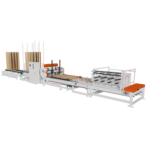 Ngành công nghiệp chế biến gỗ tự động ráp dây bằng gỗ Pallet đóng đinh máy Hội Đồng Quản trị móng tay dây chuyền sản xuất - Product Image 1