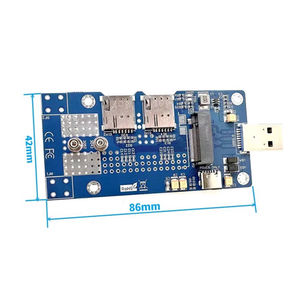 محول NGFF(<span class=keywords><strong>M</strong></span>.2) إلى USB 3.0 مع طاقة إضافية وفتحة بطاقة SIM Nano مزدوجة لوحدات 3G/4G/5G لـ EM12-G L860-GL RM520 RM502 - Product Image 2