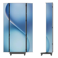 Pantalla LED digital plegable comercial Absen P391, pantalla de video para pared, pantalla enrollable para eventos, cabina de DJ