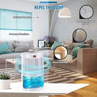 Déshumidificateur compact et silencieux avec réservoir d'eau de 2000 ml, mini déshumidificateur électrique portable pour la maison