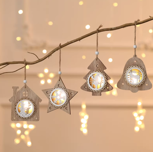 2025 Natal Pingentes De Madeira Quebra-Nozes Fantoche De Árvore De Natal Decorações Noz Soldado Pendurado Pingente Ano Novo Crianças Presentes - Product Image 5
