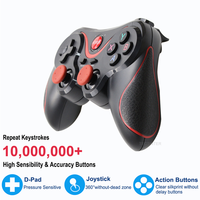 Manette de Jeu Sans Fil 3.0 Terios T3/X3 pour PS3/Smartphone Android Tablette PC Avec Support TV Box T3+ Télécommande Support BT
