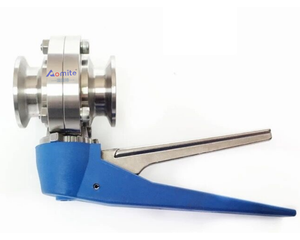 Thép không gỉ 316L vệ sinh Tri kẹp <span class=keywords><strong>Duckbill</strong></span> xử lý Van bướm cấp thực phẩm vô trùng cho phương tiện truyền thông nhiệt độ cao - Product Image 4