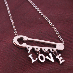 Collier pendentif en or rose pour femme, chaîne de clavicule en acier inoxydable, breloque lettre thématique, cadeau quotidien - Product Image 3