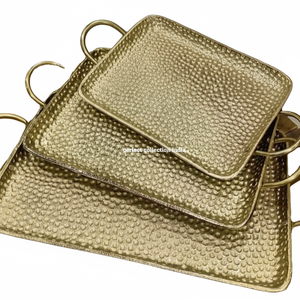 Bandeja decorativa para servir/bandeja decorativa para mesa de café/bandeja decorativa para tocador bandeja de joyería bandeja decorativa para velas bandeja de hotel - Product Image 1