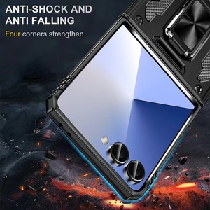 Nhẫn Chủ Từ Bảo Hiểm Đầy Đủ Siêu Chống Sốc Anti-Drop Điện Thoại Trường Hợp Đối Với Samsung Lật 7 6 5 Chống Sốc Bảo Vệ Bìa - Product Image 5