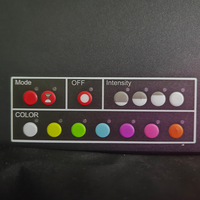 Lampe de table LED sans fil portable rechargeable RGB pour ambiance de dîner, signal lumineux de service pour restaurant et bar, lampe de table à bascule de luxe