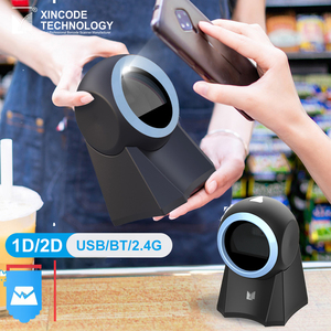 Xincode superfast 2D không dây máy tính để bàn Máy quét mã vạch cho <span class=keywords><strong>Bluetooth</strong></span> USB QR Đầu đọc mã vạch cho hàng tồn kho quét siêu thị - Product Image 5