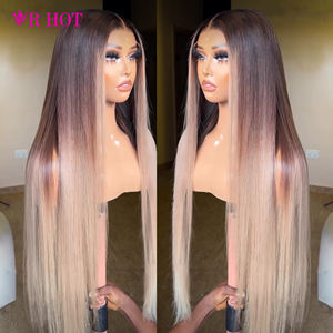 ซัพพลายเออร์ที่เชื่อถือได้ ผลิตภัณฑ์ความงามระดับหรูหรา สีน้ำตาลออมเบร สีบลอนด์น้ำผึ้ง วิกผมแท้สีบลอนด์ออมเบรแบบกำหนดเองสำหรับผู้หญิง - Product Image 2