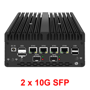 Thế hệ Thứ 13 Mini PC máy chủ công nghiệp Intel <span class=keywords><strong>Core</strong></span> i7 13620H i5 13420H 10G SFP 4*2.5g Nics 2 * DDR5 5g Sim mới opnsense thế hệ thứ 13 - Product Image 2