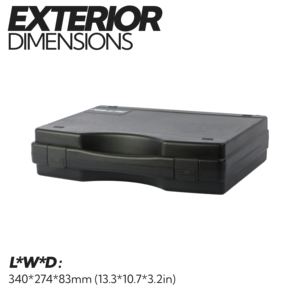 סיטונאי פלסטיק כלי אחסון לשאת במקרה פלסטיק קשה עם קצף מראש - Product Image 3