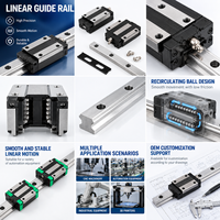 Rails de guidage linéaires CNC robustes en acier inoxydable à longue durée de vie, anti-rouille, pour environnements humides, de type Y&X ou OEM