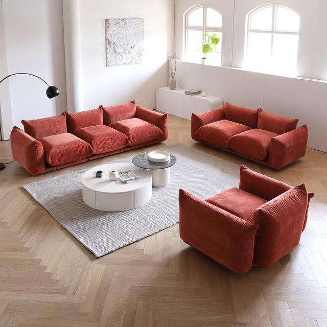 Atunus Italian Designer Modular Reclining Sectional Sofa Modern Comfortable Velvet Arflex Mario Marenco Living Home Furniture