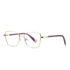 眼鏡アンチブルーライトコンピュータ合金メガネの最新眼鏡モデルメーカー卸売トレンド