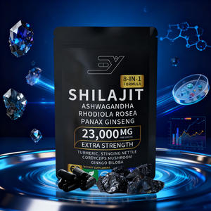 Capsules de shilajit de l'Himalaya pur personnalisées de formule ODM OEM avec supplément énergétique <span class=keywords><strong>8</strong></span> en 1 de vitamine <span class=keywords><strong>8</strong></span> en 1 de soins de santé ashwagandha ginseng - Product Image 6