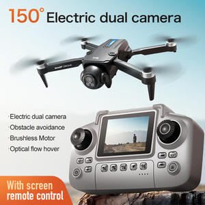 Controlador de Dron D18 con pantalla para evitar obstáculos, cámara doble eléctrica, flujo óptico de gran angular, Hover, 15min, 100 metros, juguete RC FPV - Product Image 2