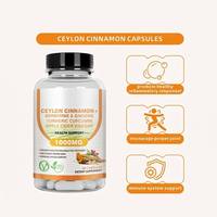 Capsules de Cannelle de Ceylan HDK 1000mg avec Berbérine, Ginseng, Curcuma, Vinaigre de Cidre de Pomme pour les Articulations et l'Immunité OEM ODM