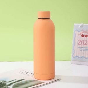 Finger Friendly Smooth Rim 304 Insulated Bottle Group Outdoor Activity Mountaineering <b>Water</b> Mug <b>Bulk</b> Custom Printed Stickers - Product Image 2