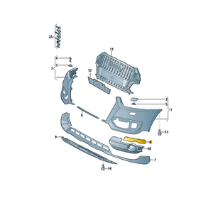 Chine fabrication accessoires d'origine pièces automobiles boîtier de phare antibrouillard 8U0807681A SP9 8U0807682A pour <span class=keywords><strong>Audi</strong></span> q3 - Product Image 5