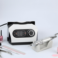 Machine à ongles portable 65W 35000RPM, lime à ongles électrique, polisseuse à ongles professionnelle, accessoires de manucure pour salon