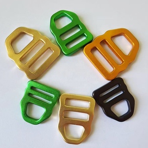 Collier de chien laisse harnais 7075 aluminium D-ring O-ring Triangle ajusteur diapositives glissières échelle boucle matériel accessoires - Product Image 1