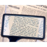 BIJIA 100x50mm rectangulaire loupe de lecture portable 84026 lentille produit de vente chaud