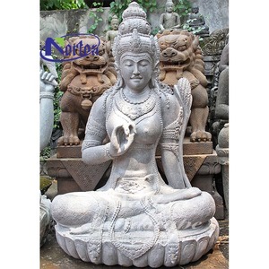 Décoration de jardin <span class=keywords><strong>Pierre</strong></span> de marbre Grand Bouddha En <span class=keywords><strong>Pierre</strong></span> Statue de <span class=keywords><strong>pierre</strong></span> de Bali blanche Sculpture religieuse en marbre sculptée à la main - Product Image 2