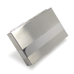 علبة سجائر معدنية مخصصة قابلة لإعادة الاستخدام من الفولاذ المقاوم للصدأ - Product Image 5