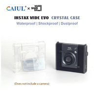 Étui transparent en plastique cristallin pour instax wide Evo, protection intégrale, accessoires pour appareil photo instantané, voyage