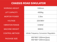 Simulateur de route pour équipement de réparation automobile OEM/ODM 4,5T – Suspension de châssis, maintenance de véhicules, simulateur de bruit de châssis automobile
