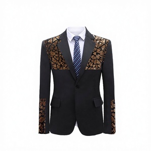 Abrigo Blusón Casual Slim para Hombre, Tallas S-5XL, con Lentejuelas, para Primavera, Ideal para Discotecas, Bares y Cantantes, 10% de Descuento - Product Image 3