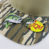 Badges personnalisés en alliage de zinc avec émail souple ou dur, épingles décoratives en métal pour chapeaux, casquettes et vêtements, logo personnalisé, faible MOQ