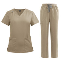 42020 vente en gros éponge jetable chirurgical main gommage jaune gommage uniformes ensembles chirurgical gommage uniformes femmes