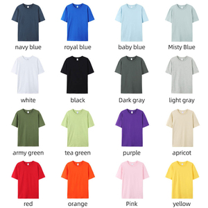T-shirt ajusté pour homme, manches courtes, chemise décontractée ou habillée pour homme, couleur unie, coton, haute visibilité, t-shirt ample pour femme - Product Image 4