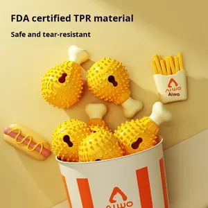 Evernew çevre dostu interaktif kauçuk köpek oyuncak-sıkıntı rahatlama ve diş temizleme tedavi dağıtımı için dayanıklı diş çıkarma topu - Product Image 3