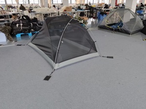 เต็นท์เดินป่าแบบสองชั้นกันน้ำ PU5000 มม. น้ำหนักเบาพิเศษ สำหรับปีนเขา ตั้งแคมป์ ป้องกันพายุฝน - Product Image 6