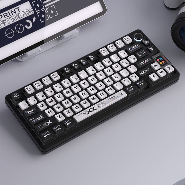 Thermal Sublimation Small Set of Key Caps Customized Mechanical Keyboard Transparent Key Caps Four Sides Transparent Color