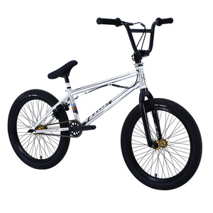 JOYKIE-Vélo <span class=keywords><strong>BMX</strong></span> <span class=keywords><strong>Freestyle</strong></span> en acier à haute résistance, <span class=keywords><strong>jante</strong></span> en alliage de 20 pouces avec frein en U, application Flatland à vitesse unique - Product Image 4