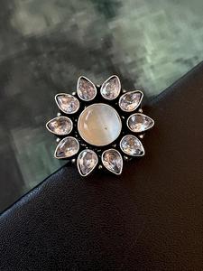 Monalisa Stone Partywear Trendy <b>Adjustable</b> <b>Ring</b> for Women & Girls Jewellery for Women Bulk Product Customized - Product Image 2