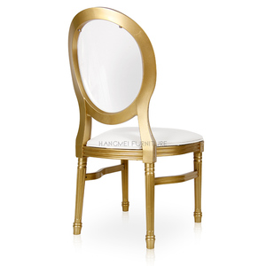 Chaise de luxe en acrylique transparent royal à dos en résine plastique pour mariage, chaise chiavari transparente, chaise <span class=keywords><strong>louis</strong></span>, usine de chine - Product Image 3