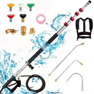 Idropulitrice ad alta pressione per lancia telescopica da 5.5m attacco rapido da 1/4 pollici pulitore per acqua da 4000 PSI - Product Image 1